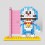 LinkGo DIY Diamond Mini Blocks Figure Toy Doraemon Arbitrary Door 297Pcs 9617