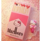 Wholesale - Marlboro Matchbox 3d Silicone Gel Hello Kitty Iphone Case For iphone 6 Plus
