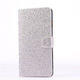 Wholesale - Raindrops Leather Diamond Rhinestone Bling Flip Case Glitter Book Wallet Case Cover For Apple iPhone 6 / 6Plus