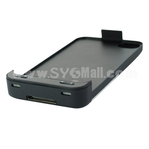 1800mAh External Power Bank Stereo Speaker Case for iPhone4/4S