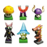 wholesale - 6 x Plants vs Zombies Toys Dark Ages Series Game Role Figures Polymer Clay Toy 