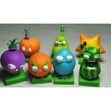 wholesale - 8 x Plants vs Zombies Toys Future World Series Game Role Figures Polymer Clay Display Toy