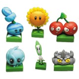 wholesale - 6 x Plants vs Zombies 2 Toys Polymer Clay Game Role Figures Display Toy