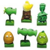wholesale - Plants vs Zombies 2 Series Display Toys Game Role Figures Polymer Clay Decorations 6Pcs Set