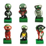 wholesale - Plants vs Zombies Series Game Role Figures Polymer Clay Zombies Display Toys 6Pcs Set