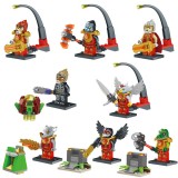 wholesale - Chima 2 Block Mini Figure Toys Compatible with Lego Parts 8Pcs Set 78067