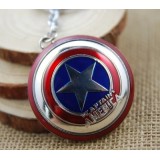 Wholesale - Marvel Captain America Shield Zinc Key Ring