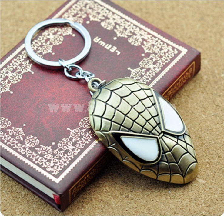 Marvel Spider-Man Colored Head Zinc Key Ring