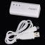 2500mAh Portable Mobile Power Vertical External Battery Power Supply for iPhone 4G/3GS/3G-White