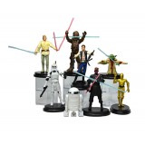 wholesale - 8Pcs Set Star Wars Action Figures PVC Mini Figurines Toys 12cm/4.7Inch