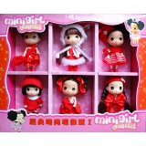 wholesale - Cute Ddung Doll Vinyl Toy 6Pcs Set