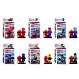 wholesale - Big Hero 6 Block Mini Figure Toys Compatible with Lego Parts 6Pcs Set