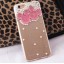 Hundromi 3D Bling Crystal Diamond Pearl Mickey Mouse Design Diamond Case Cover for iPhone 6 /6 Plus