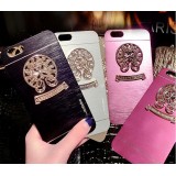 Wholesale - Creative Vintage Chrome Heart Protect Cover Phone Case for Apple iPhone 6 / 6 Plus 