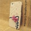 Kitty Diamond Pearl Half Face Phone Cover Protect Case for Apple iPhone 6 / 6 Plus 