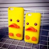 Wholesale - 3D Rubber Duck Silica gel Protection Cell Phone Cases for Apple iPhone 6 / 6 Plus 