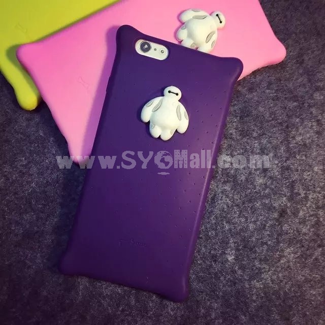 Big Hero 6 Baymax Silicon gel Protection Cell Phone Cases for Apple iPhone 6 / 6 Plus 