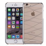 Wholesale - MOMAX Splendor Back Case Geometric Pattern for iPhone 6 Plus Sliver