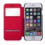 MOMAX Case Aerb Classic Series Smart Window View Touch Metal Front Flip Cover W Open Logo Back Folio Case for iPhone 6 5.5"