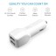 Anker 24W Dual-Port Rapid USB Car Charger for Samsung Galaxy, Nexus, HTC, Motorola, Nokia and More