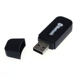 Wholesale - USB Bluetooth Music Receiver Adapter 3.5mm Stereo Audio for Iphone4 4s 5 Mp3