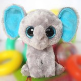 Wholesale - Original TY Collection Grey Elephant Plush Toys Stuffed Animals Kids Small Cute Stuffed Animal Doll Toy For Gift 15c