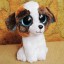 Original TY Big Eyes Collection Little Dog Plush Toys For Gift 15cm/5.9inch