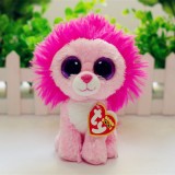 Wholesale - Original TY Big Eyes Collection Magic Pink Lion Plush Toys Stuffed Animals For Gift 15cm/5.9inch