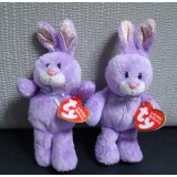 Wholesale - Original TY Big Eyes Collection Lavender Purple Rabbit Plush Toys Stuffed Animals 15cm/5.9inch