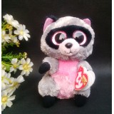 Wholesale - Lovely TY Collection Raccoon Plush Toy Small Charms Stuffed Animal Plush Doll Toys 15cm/5.9inch