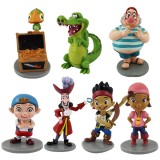 Wholesale - Jake And The Neverland PVC Action Figure Toys 7Pcs Set