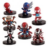 Wholesale - Evil Spider Man PVC Action Figure Toys 7Pcs Set