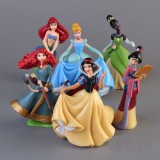Wholesale - Walt Disney Snow White Mermaid PVC Action Figure Toys 6Pcs Set