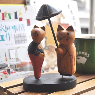 http://www.orientmoon.com/106086-thickbox/zakka-hand-made-wood-crafts-coloured-drawing-home-decoration-opening-umbrella-lover-cat.jpg