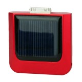 Wholesale - 1100mah Solar Portable Power Station Backup Battery Charger for iPhone 4S 4G Red