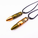 Wholesale - Jewelry Lovers Neckla Created Infinity Chain Pendant Simulation Bullets Couple Necklace 2Pcs Set XL085