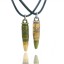 Jewelry Lovers Neckla Created Infinity Chain Pendant Simulation Bullets Couple Necklace 2Pcs Set XL085