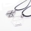 Jewelry Lovers Neckla Created Infinity Chain Pendant EXO Couple Necklace 2Pcs Set XL100
