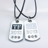 Wholesale - Jewelry Lovers Neckla Created Infinity Chain Pendant TFboys Couple Necklace 2Pcs Set TF X07