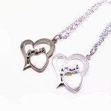 Wholesale - Jewelry Lovers Neckla Created Infinity Chain Pendant Dita August Couple Necklace 2Pcs Set XL223