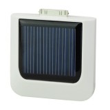 Wholesale - 1100mah Solar Portable Power Station Backup Battery Charger for iPhone 4S 4G White
