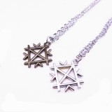 Wholesale - Jewelry Lovers Neckla Created Infinity Chain Pendant DIY Couple Necklace 2Pcs Set XL022