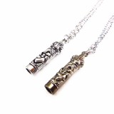 Wholesale - Jewelry Lovers Neckla Created Infinity Chain Pendant Wolf Ivory Couple Necklace 2Pcs Set XL060