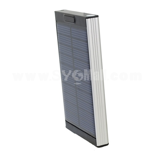 4000mAh Battery Solar Charger for Mobile Cell Phone MP3 MP4 Digital Camera - Silver