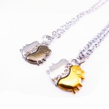 Wholesale - Jewelry Lovers Neckla Created Infinity Chain Pendant Hello Kitty Couple Necklace 2Pcs Set XL065
