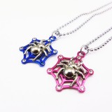 Wholesale - Jewelry Lovers Neckla Created Infinity Chain Pendant Spider Couple Necklace 2Pcs Set XL247