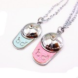 Wholesale - Jewelry Lovers Neckla Created Infinity Chain Pendant Hat Couple Necklace 2Pcs Set XL220