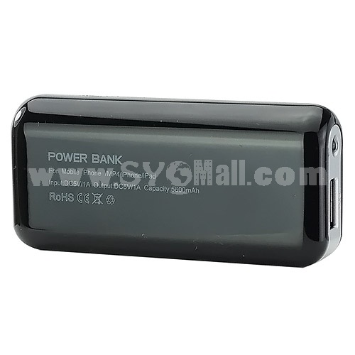 5600mAh Power Bank External Battery Charger for Mobile Phone MP4 iPhone iPad