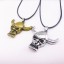 Jewelry Lovers Neckla Created Infinity Chain Pendant Ox-head Couple Necklace 2Pcs Set XL012