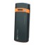 Universal Solar Panel Charger with LED Light Torch for ipad 2/iphone 4 Portable Black + Orange